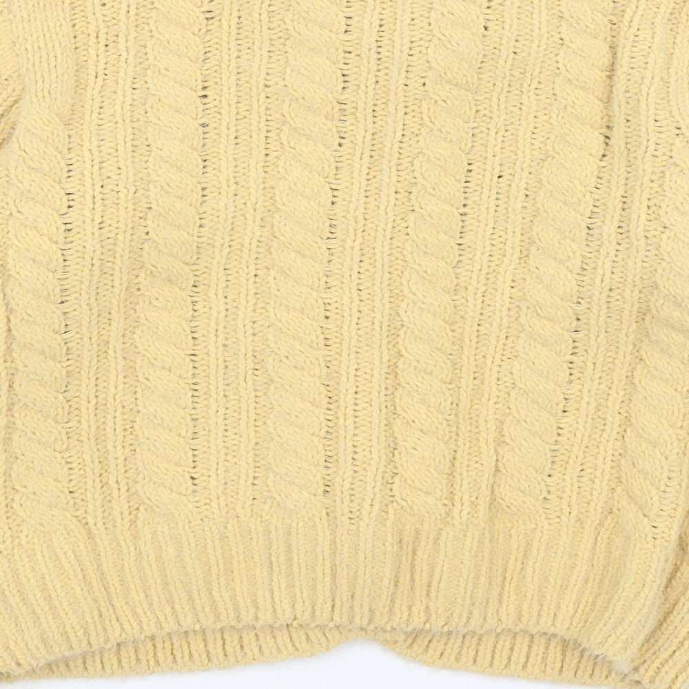 Primark Womens Yellow   Cardigan Jumper Size M