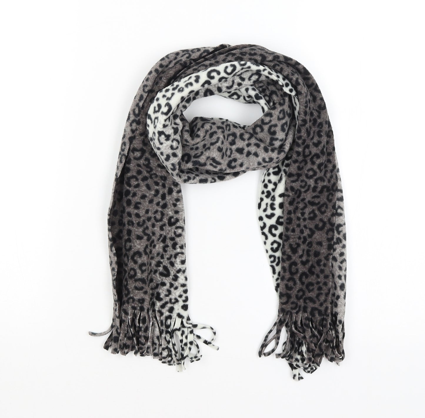 Preworn Womens Green Animal Print   Scarf