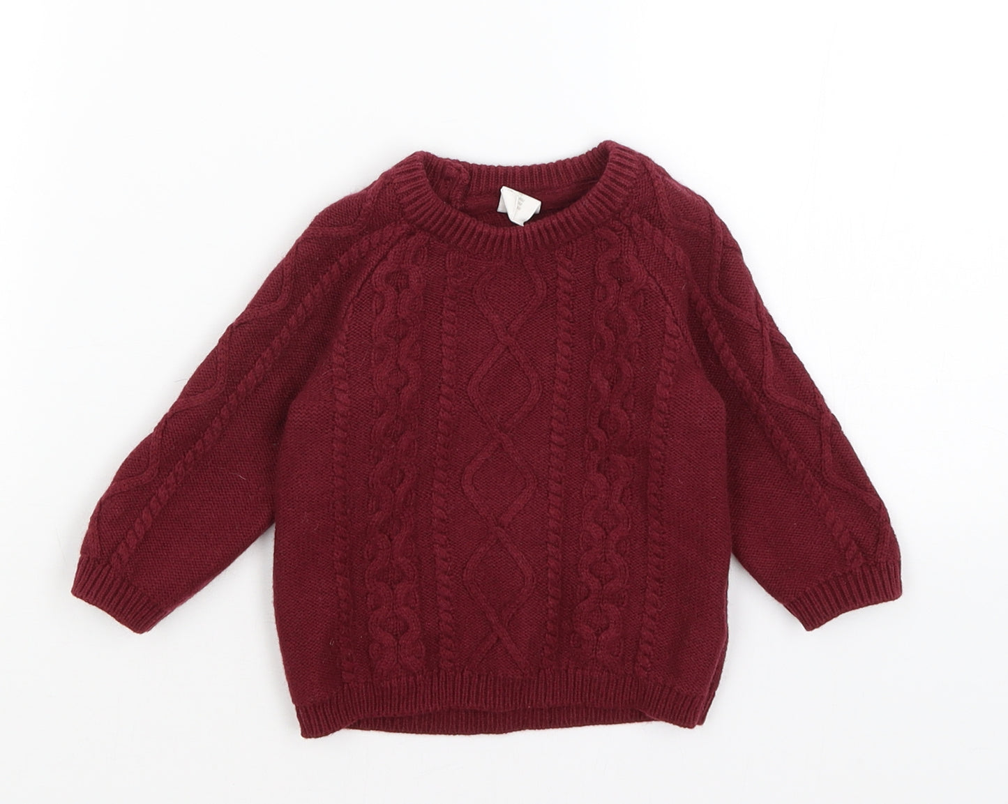 H&M Baby Red   Pullover Jumper Size 3-6 Months