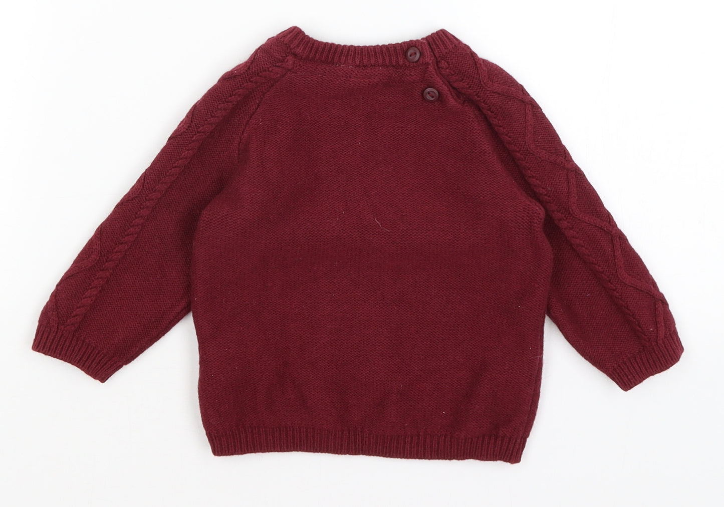 H&M Baby Red   Pullover Jumper Size 3-6 Months