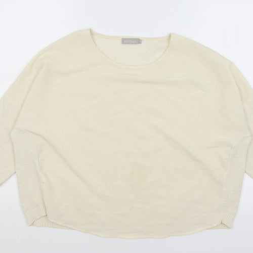 Betty & Co Womens Ivory   Pullover Jumper Size 10