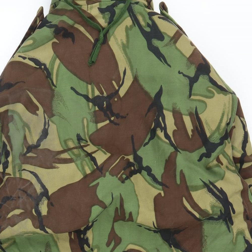 Linea Mens Green Camouflage  Military Jacket Coat Size L
