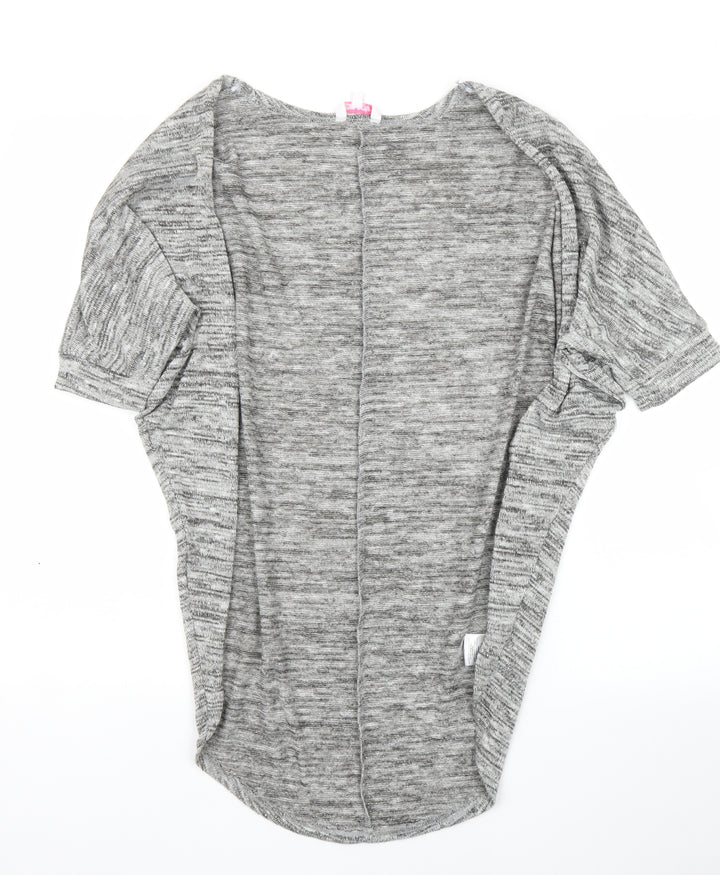 Miss Evie Girls Grey   Cardigan Jumper Size 9 Years