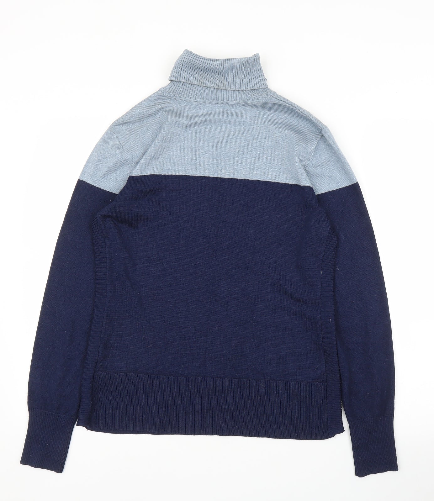 89th & Madison Mens Blue  Rayon Pullover Jumper Size M