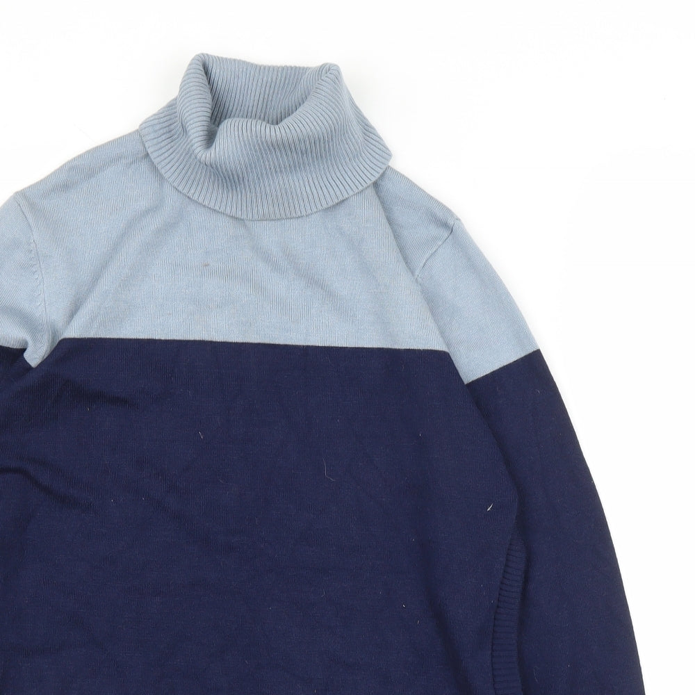 89th & Madison Mens Blue  Rayon Pullover Jumper Size M