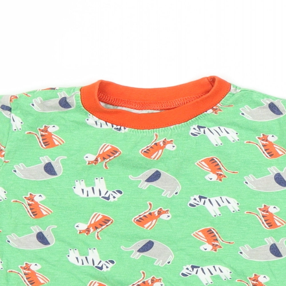 Kids Boys Green   Basic T-Shirt Size 2 Years