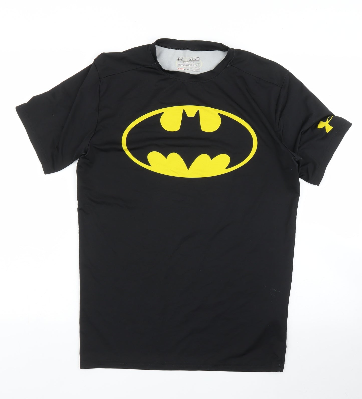 Under armour Mens Black    T-Shirt Size XL  - Batman, Heat gear, Compression
