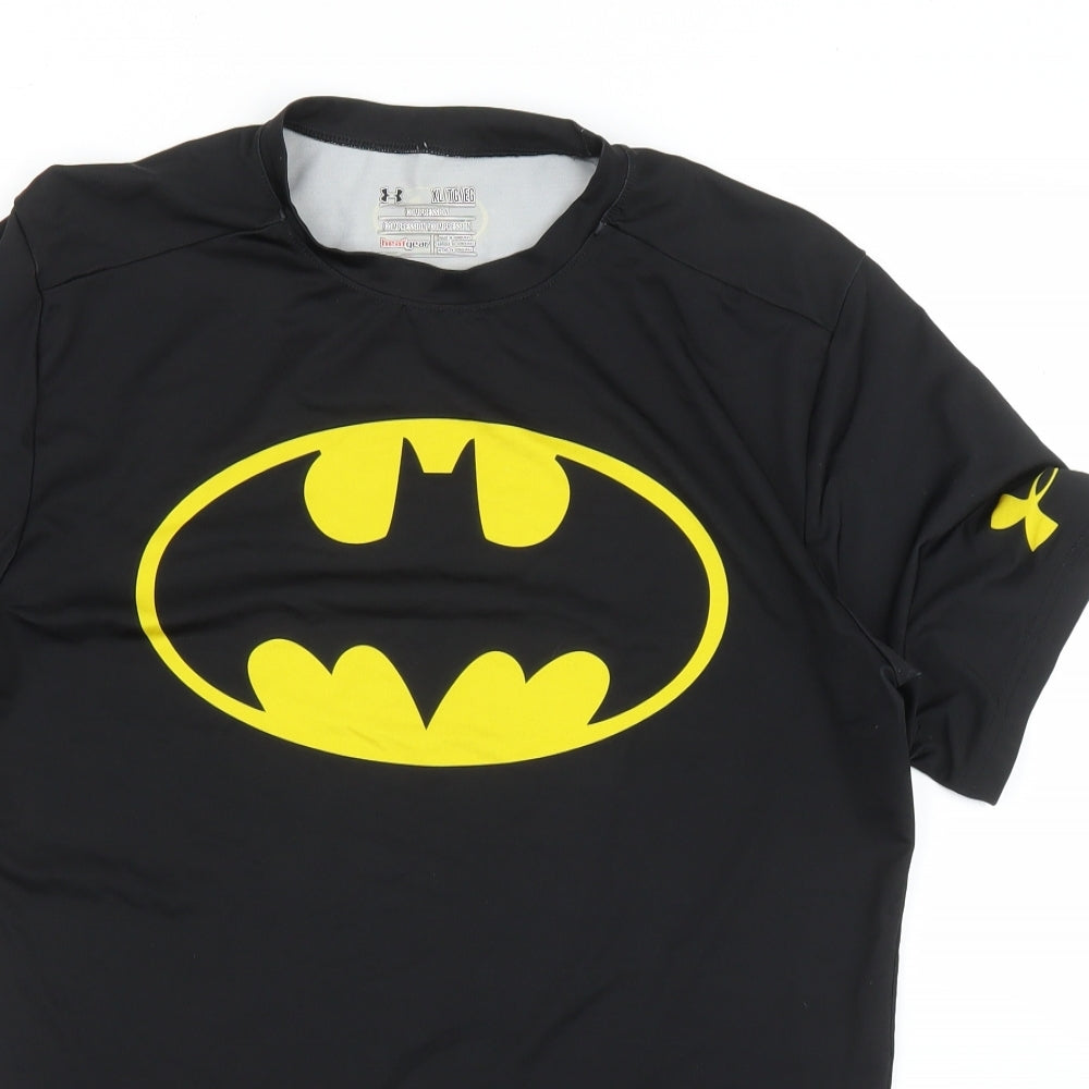 Under armour Mens Black    T-Shirt Size XL  - Batman, Heat gear, Compression