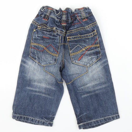 NEXT Boys Blue  Denim Capri Jeans Size 9-12 Months