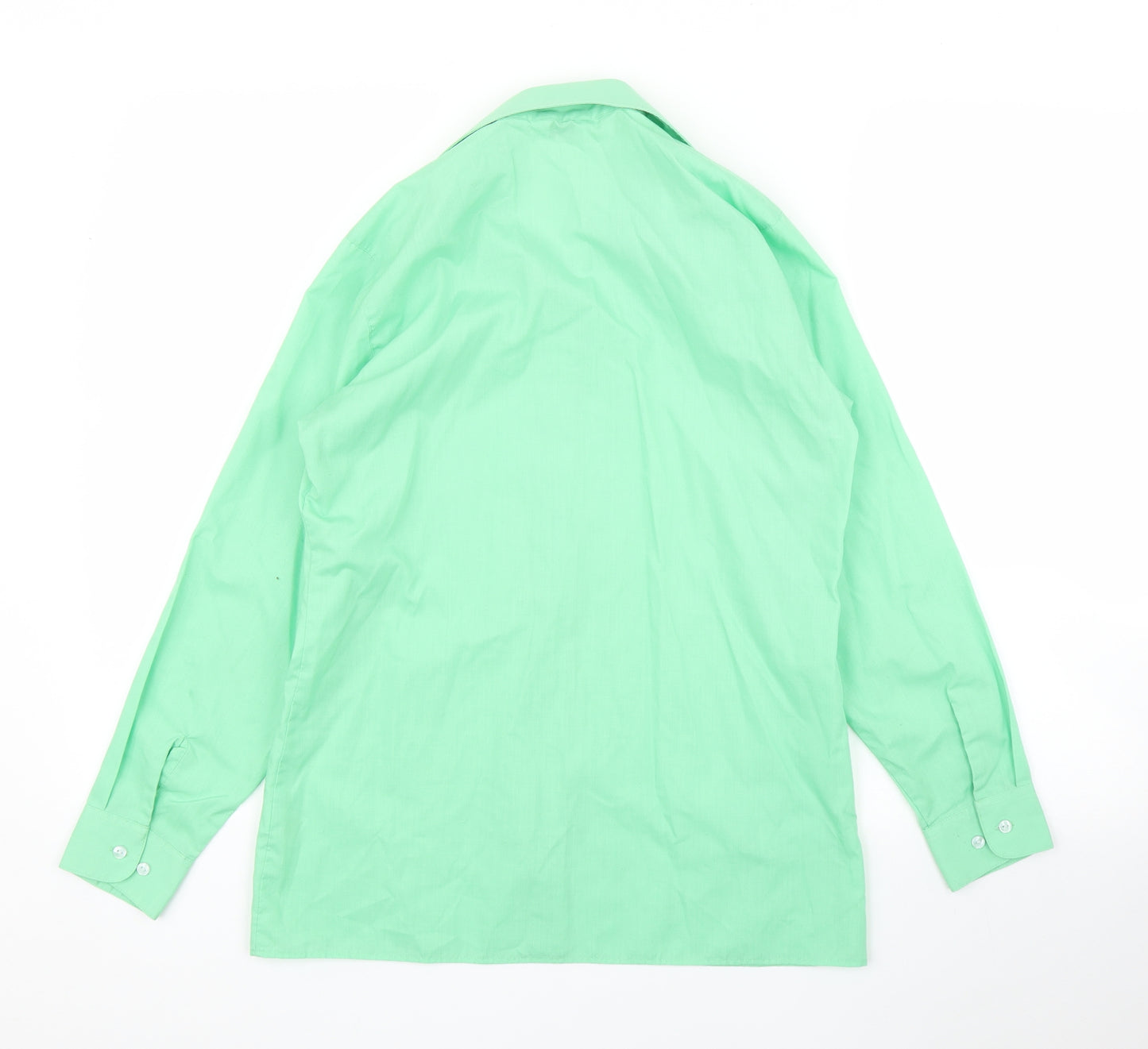 TruTex Womens Green   Basic Button-Up Size M
