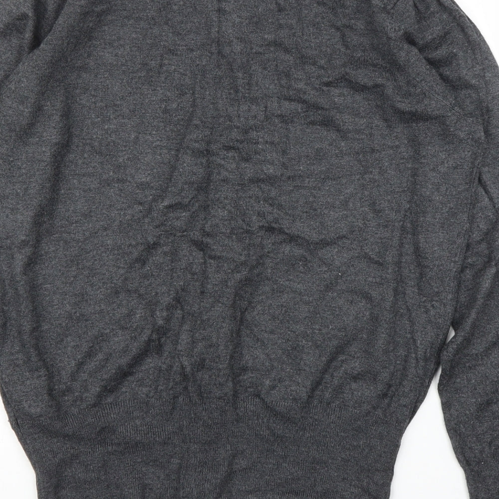 M&S Womens Grey   Cardigan Jumper Size 10