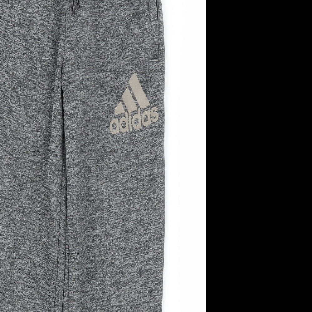 adidas Boys Grey   Sweatpants Trousers Size 11 Years