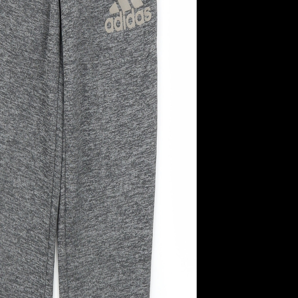 adidas Boys Grey   Sweatpants Trousers Size 11 Years