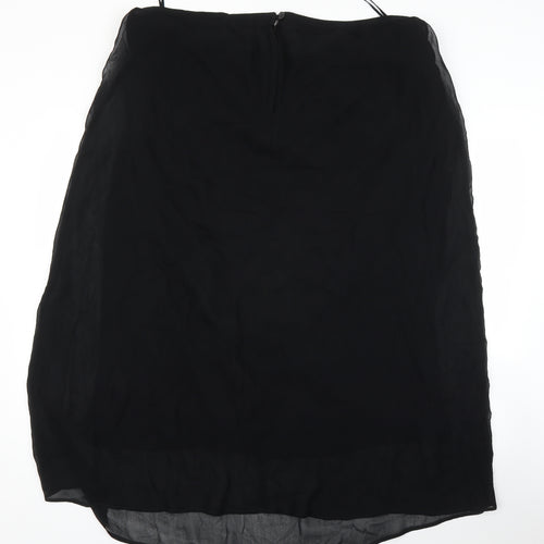 Dolce Dolce Womens Black   A-Line Skirt Size 22