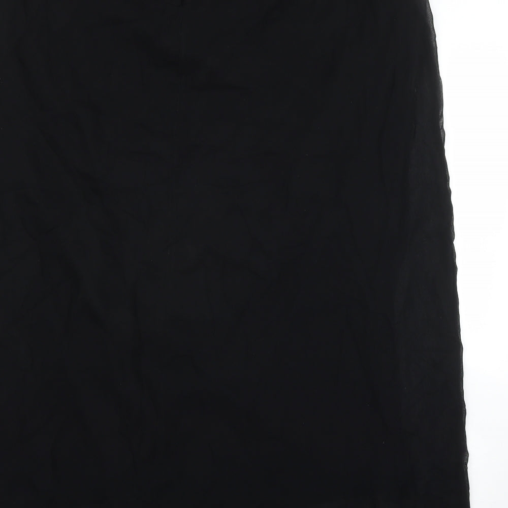Dolce Dolce Womens Black   A-Line Skirt Size 22