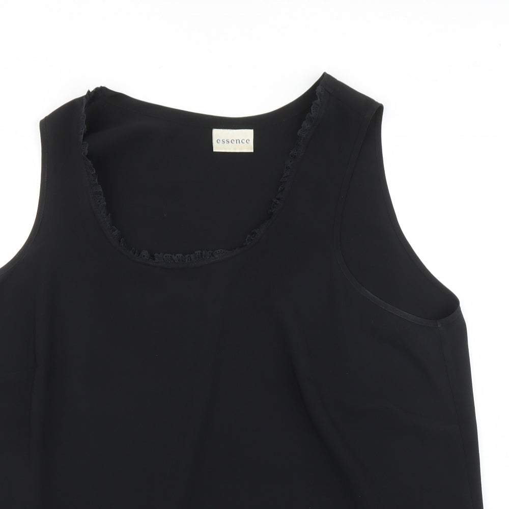 essence Womens Black   Basic Blouse Size 20