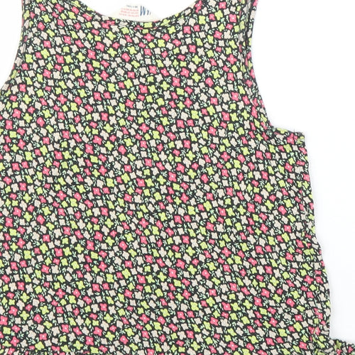 H&M Girls Pink Floral  Basic Tank Size 9 Years