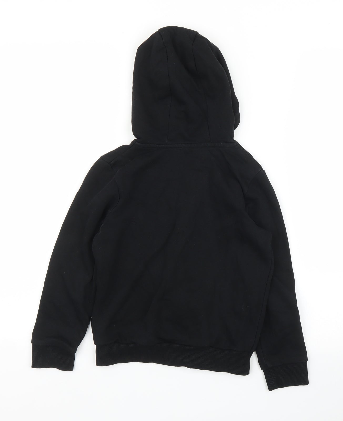 George Boys Black   Full Zip Hoodie Size 6-7 Years