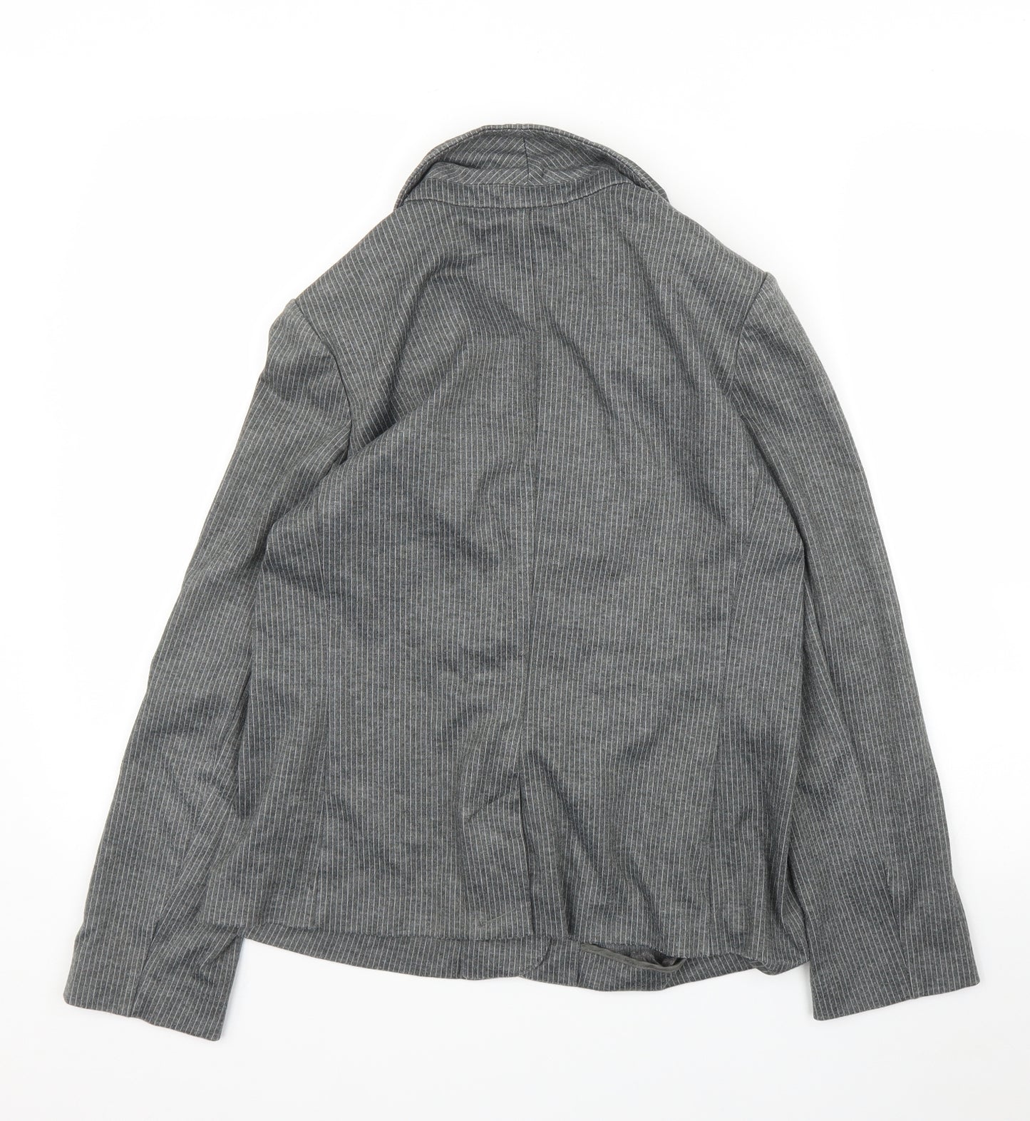 TU Womens Grey Spotted  Jacket Blazer Size 10