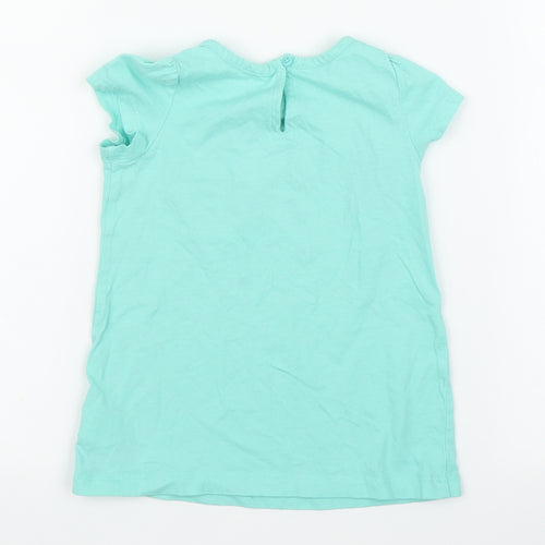 Gap Girls Green   Basic T-Shirt Size 12 Months
