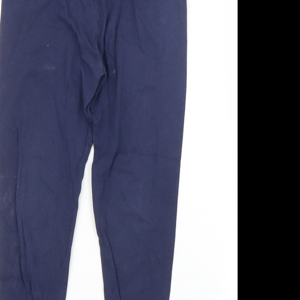 George Boys Blue Solid   Pyjama Set Size 4-5 Years