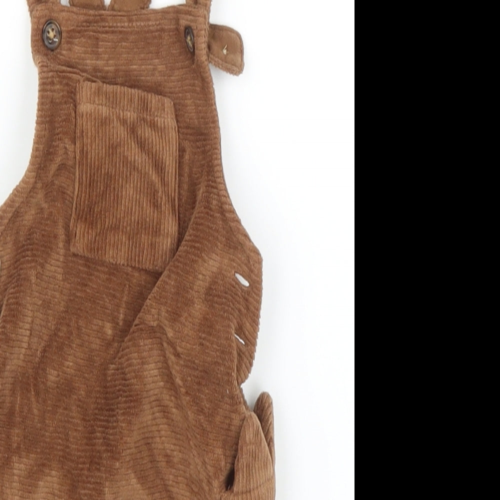 George Baby Brown  Corduroy Dungaree One-Piece Size 0-3 Months