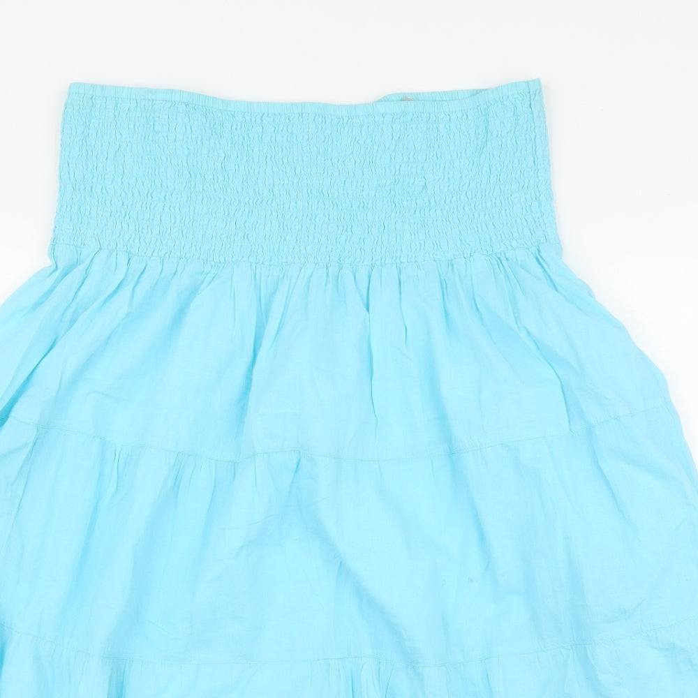 Being Casual Womens Blue   Peasant Skirt Size 16