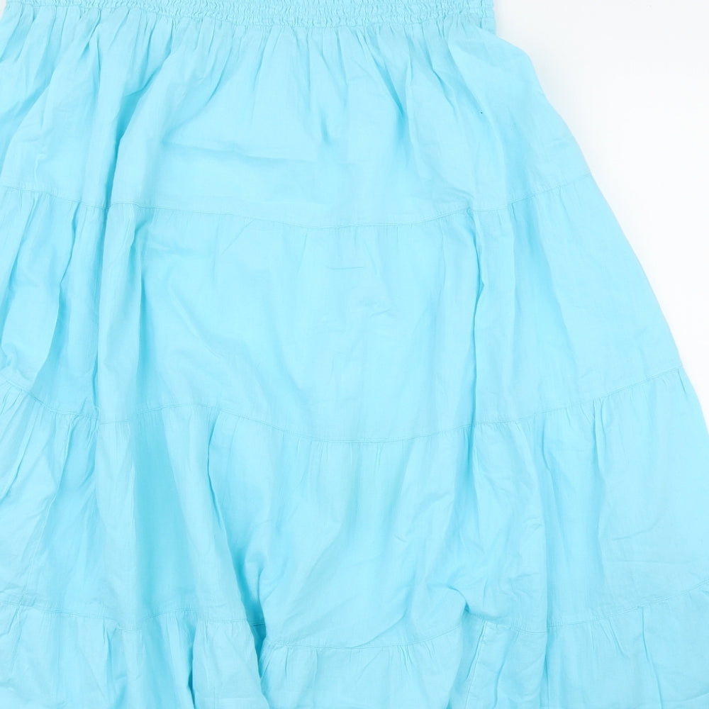Being Casual Womens Blue   Peasant Skirt Size 16