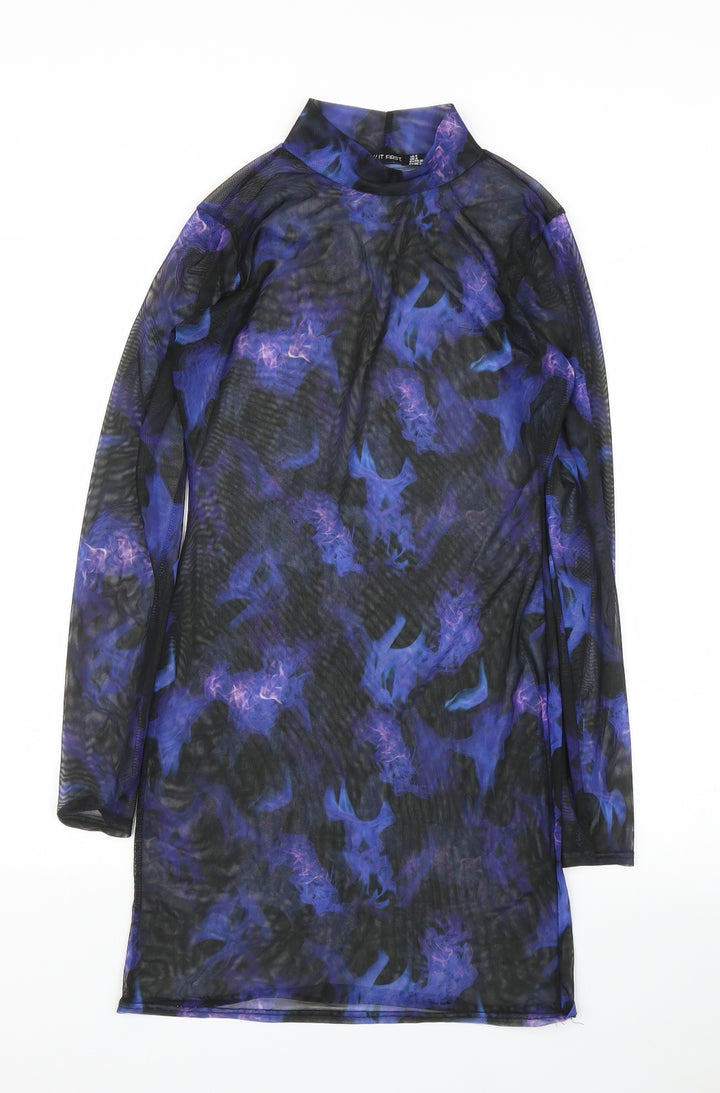 I SAW IT FIRST Womens Blue   A-Line  Size 8