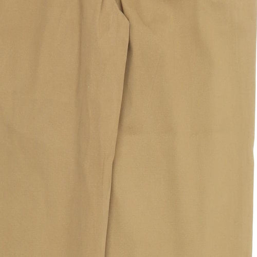 M&S Womens Beige   Chino Trousers Size 12 L29 in