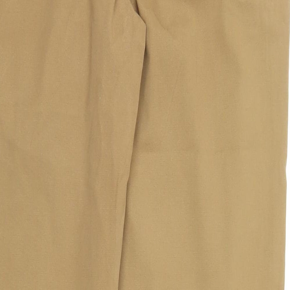 M&S Womens Beige   Chino Trousers Size 12 L29 in