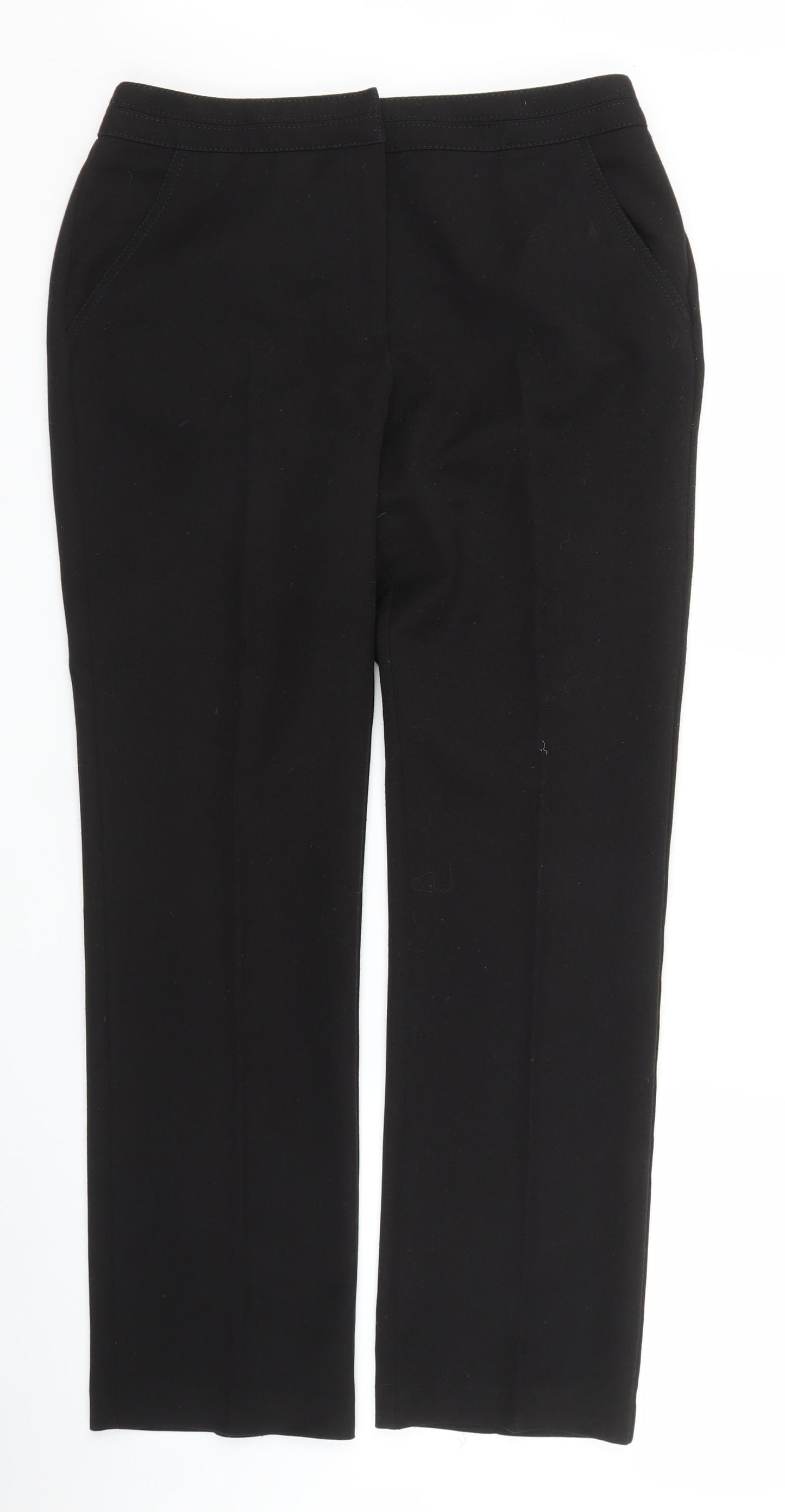 Bonmarché Womens Black   Trousers  Size 10 L27 in