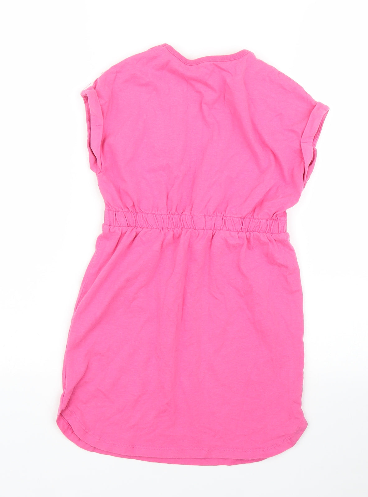 George Girls Pink   Skater Dress  Size 7 Years