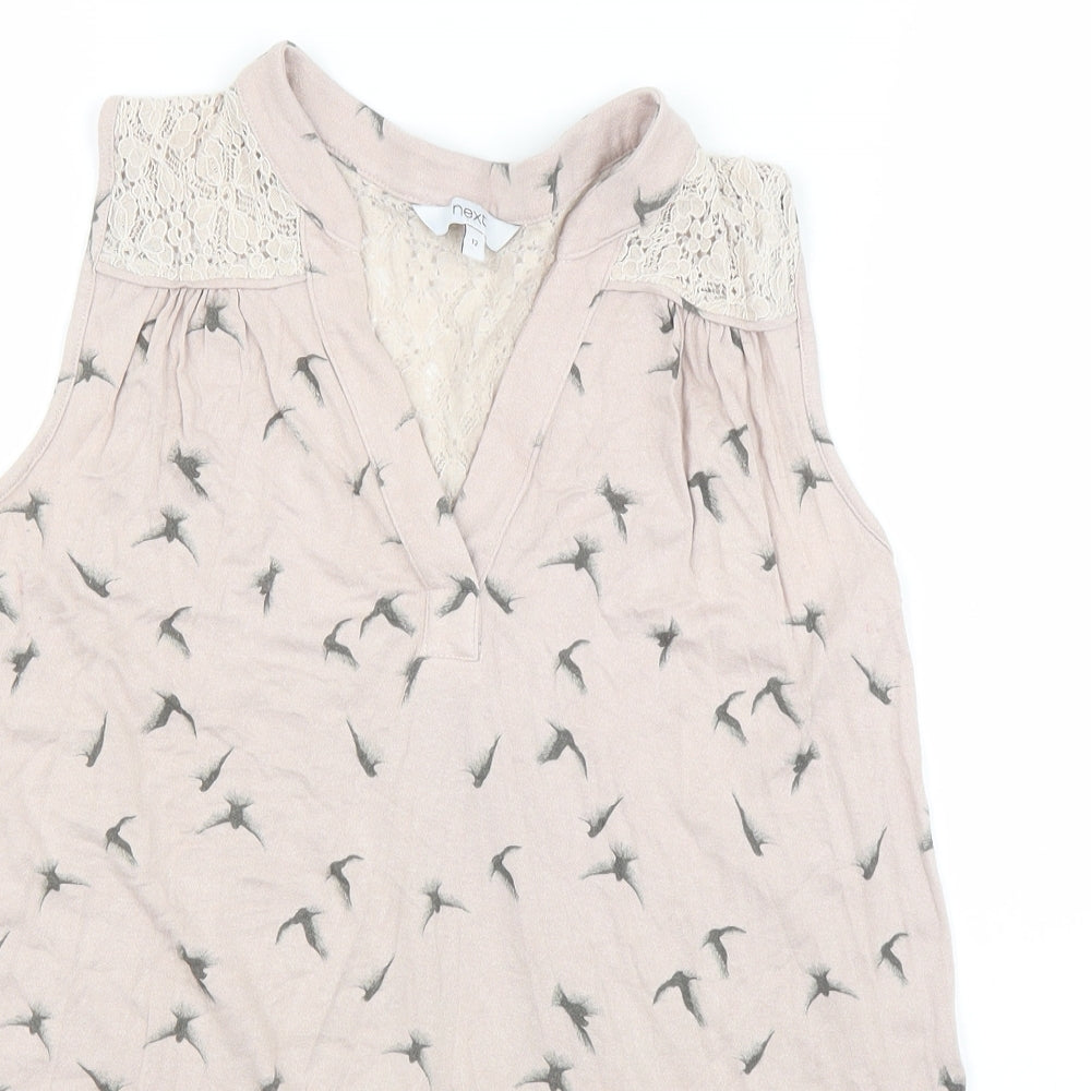 NEXT Womens Beige   Basic Blouse Size 12