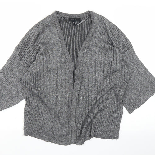 Primark Womens Silver   Cardigan Jumper Size 16