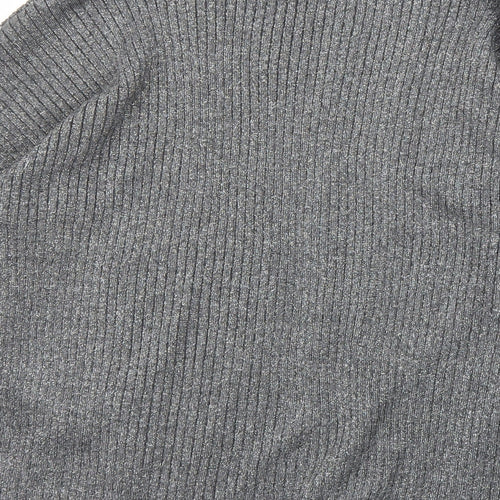 Primark Womens Silver   Cardigan Jumper Size 16
