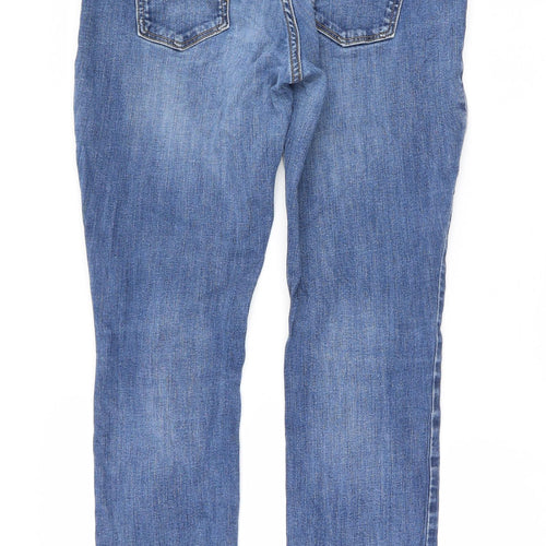 Preworn Womens Blue   Straight Jeans Size 34 L28 in