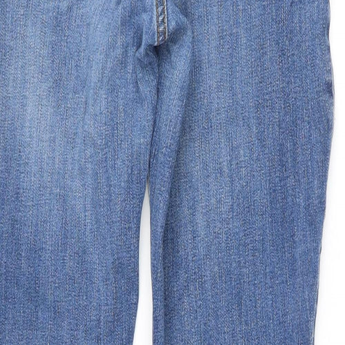 Preworn Womens Blue   Straight Jeans Size 34 L28 in