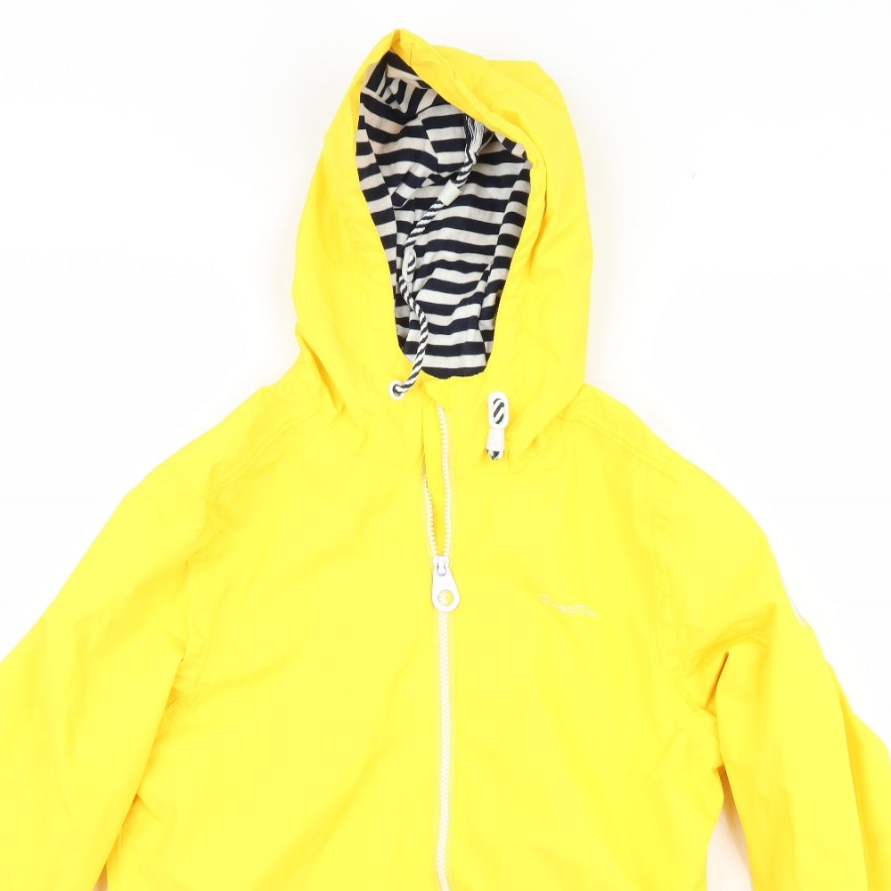 Regatta Womens Yellow   Rain Coat Coat Size 12