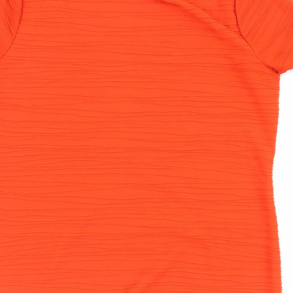 Marks and Spencer Womens Red   Basic T-Shirt Size 14