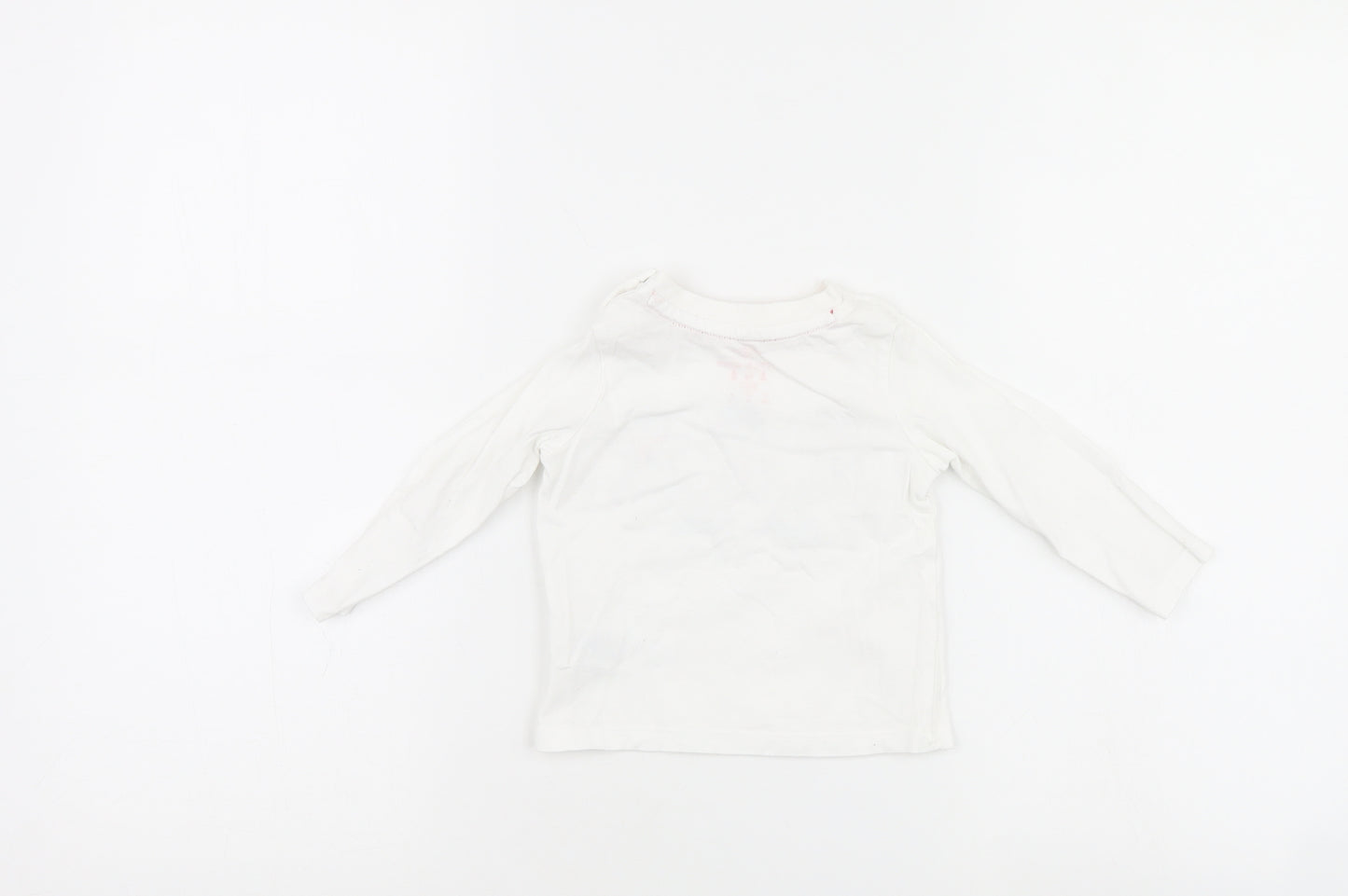 F&F Baby White   Basic T-Shirt Size 36 Months  - Christmas T shirt