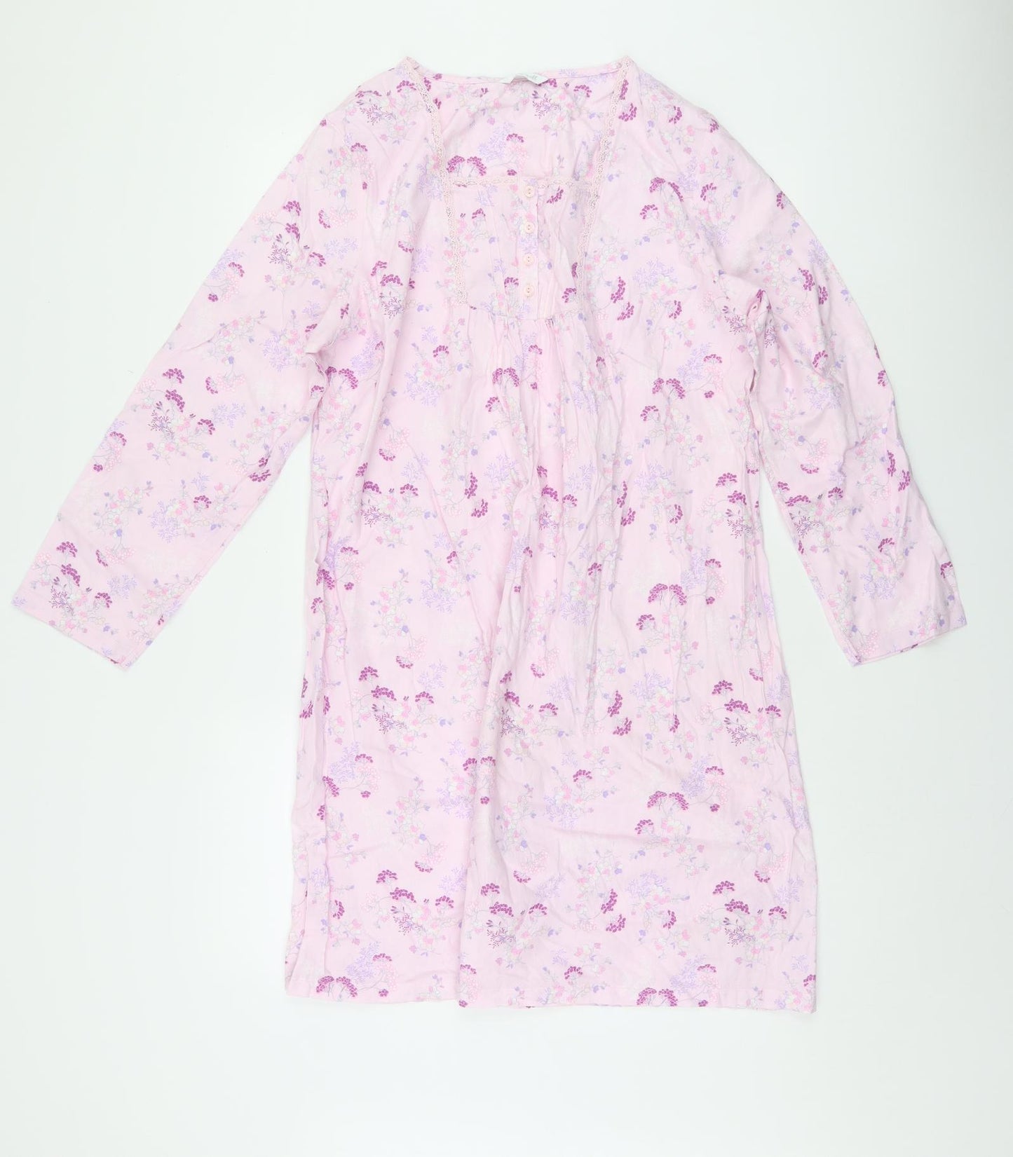 Marks and Spencer Womens Pink Floral  Top Dress Size 14