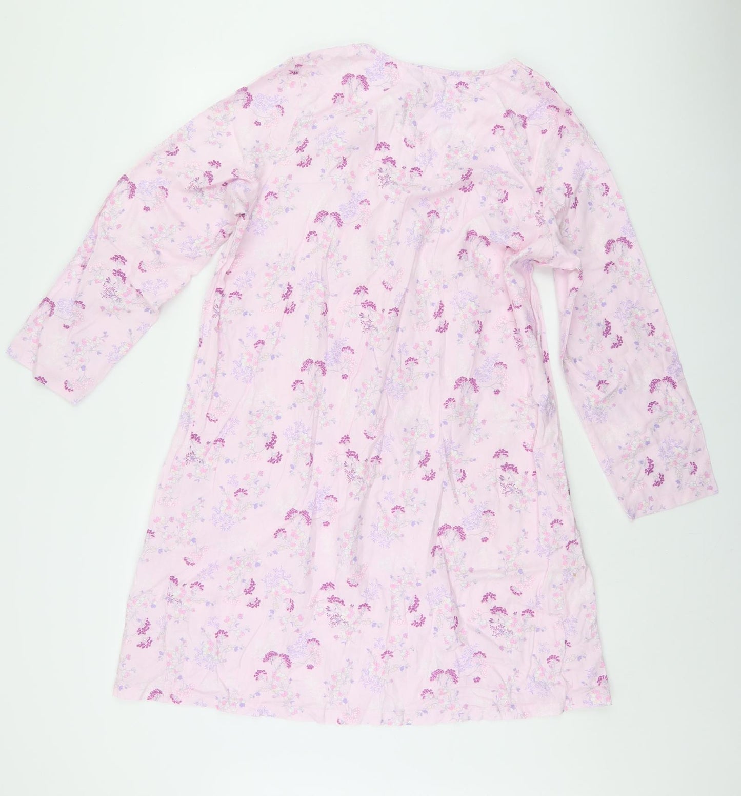 Marks and Spencer Womens Pink Floral  Top Dress Size 14