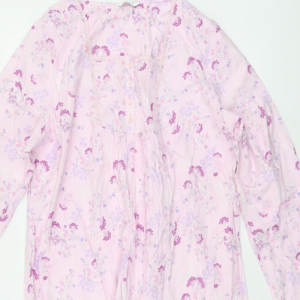 Marks and Spencer Womens Pink Floral  Top Dress Size 14