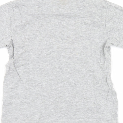 Matalan Boys Grey   Basic T-Shirt Size 5 Years