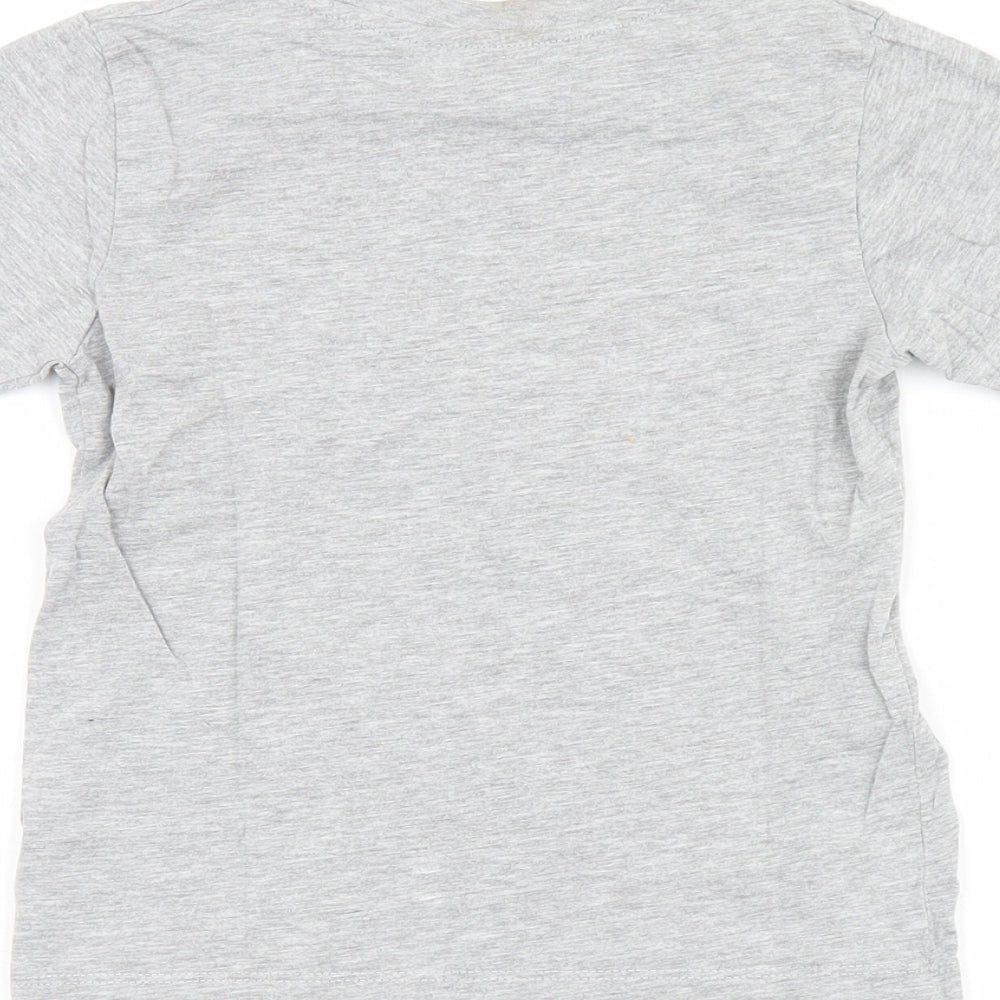 Matalan Boys Grey   Basic T-Shirt Size 5 Years