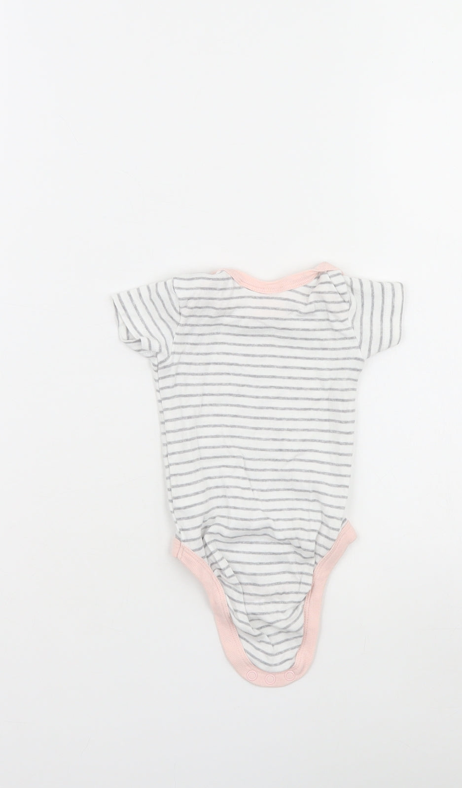 Looney Toons Girls Multicoloured Striped  Babygrow One-Piece Size 0-3 Months