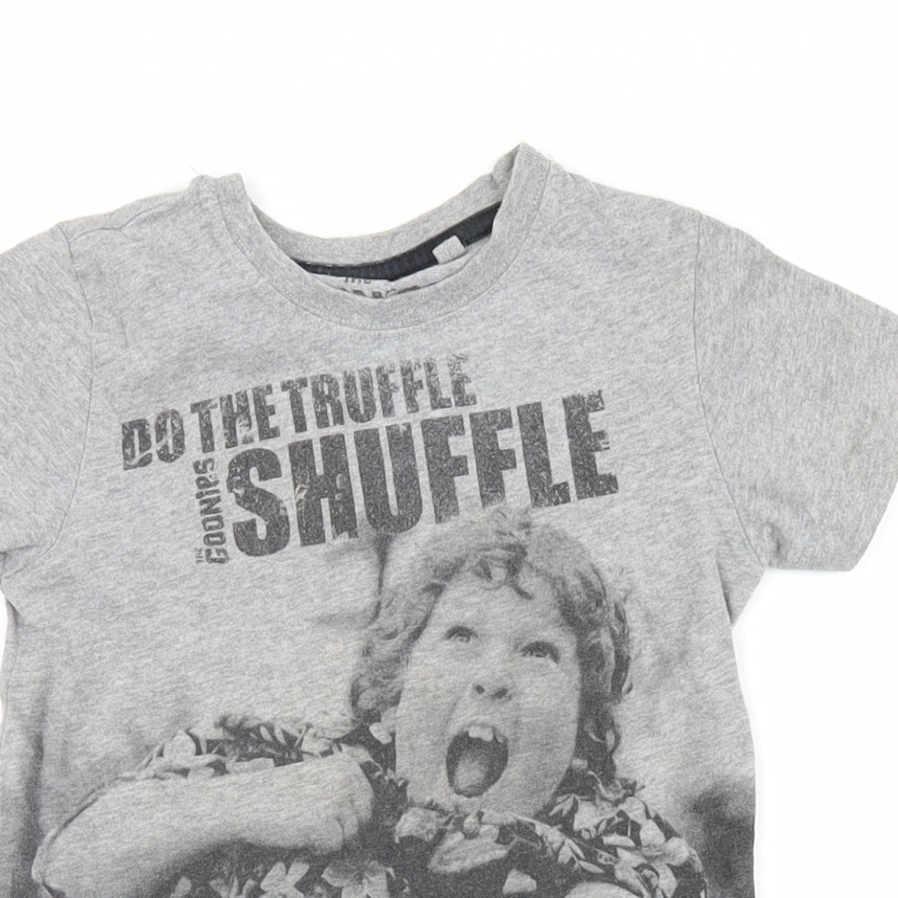 NEXT Boys Grey   Basic T-Shirt Size 3-4 Years  - THE GOONIES