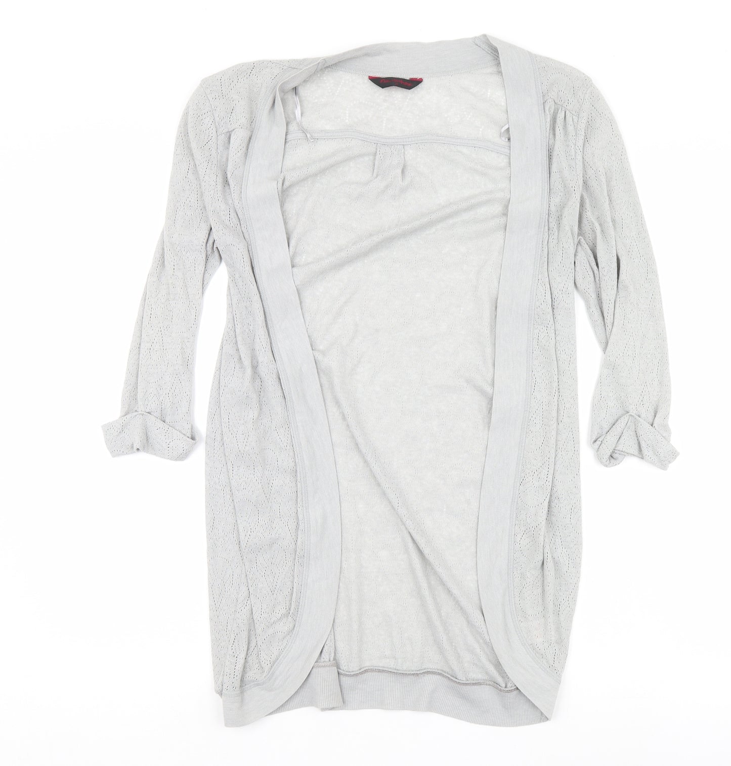 Miss Selfridge Womens Grey   Cardigan Jumper Size 12