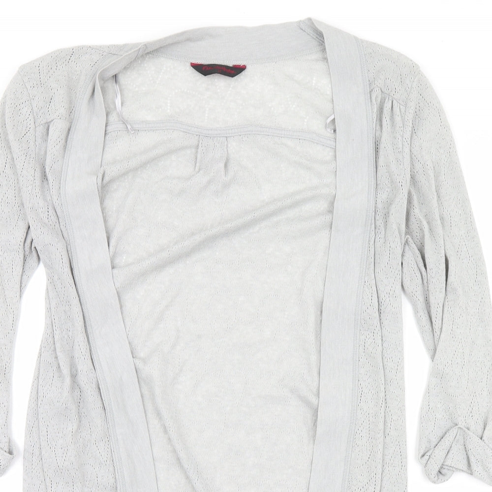 Miss Selfridge Womens Grey   Cardigan Jumper Size 12